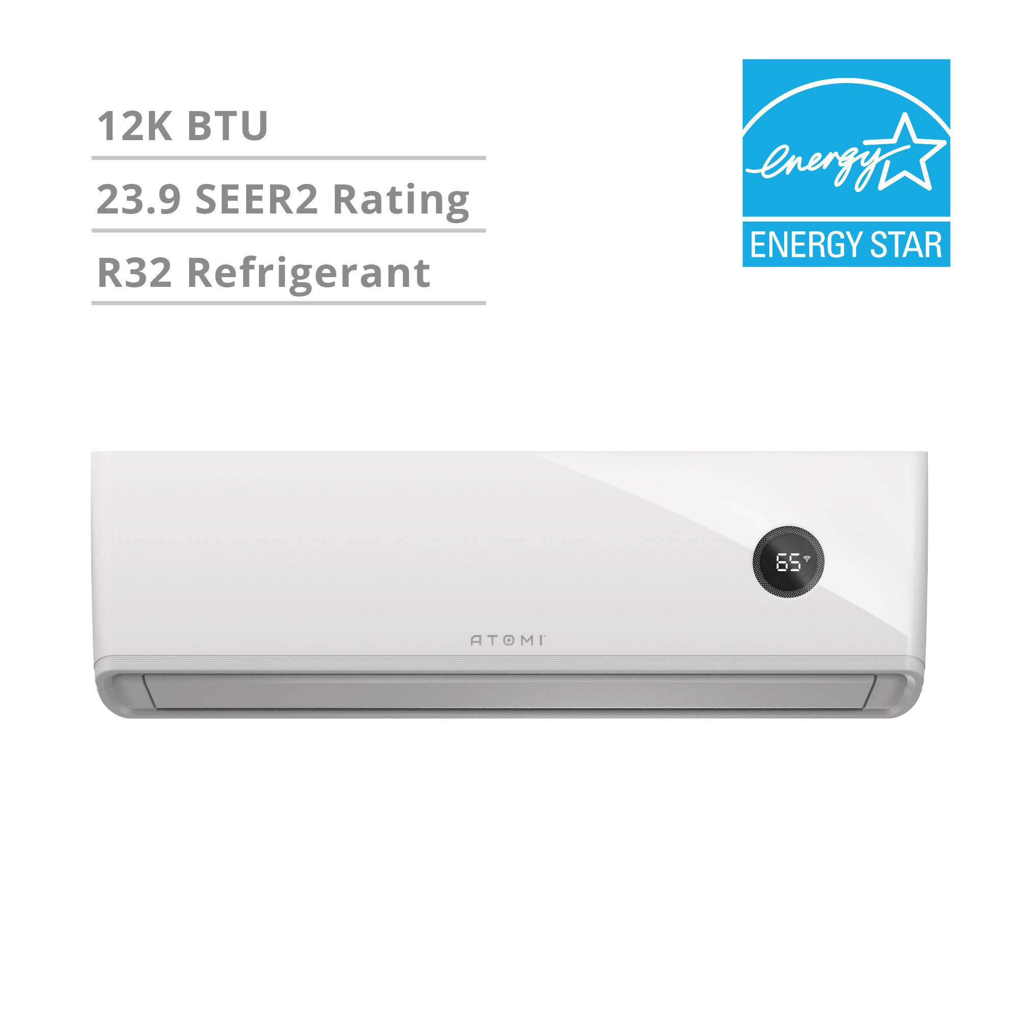 12K BTU Tempestas Inverter Ductless Mini-Split Air Conditioner and Heat Pump