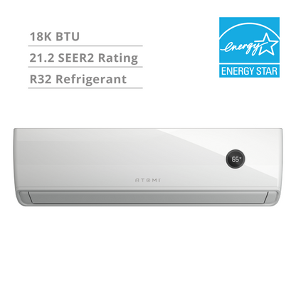 18K BTU Tempestas Inverter Ductless Mini-Split Air Conditioner and Heat Pump