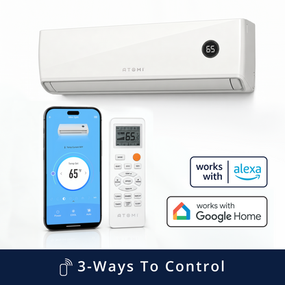 18K BTU Tempestas Inverter Ductless Mini-Split Air Conditioner and Heat Pump