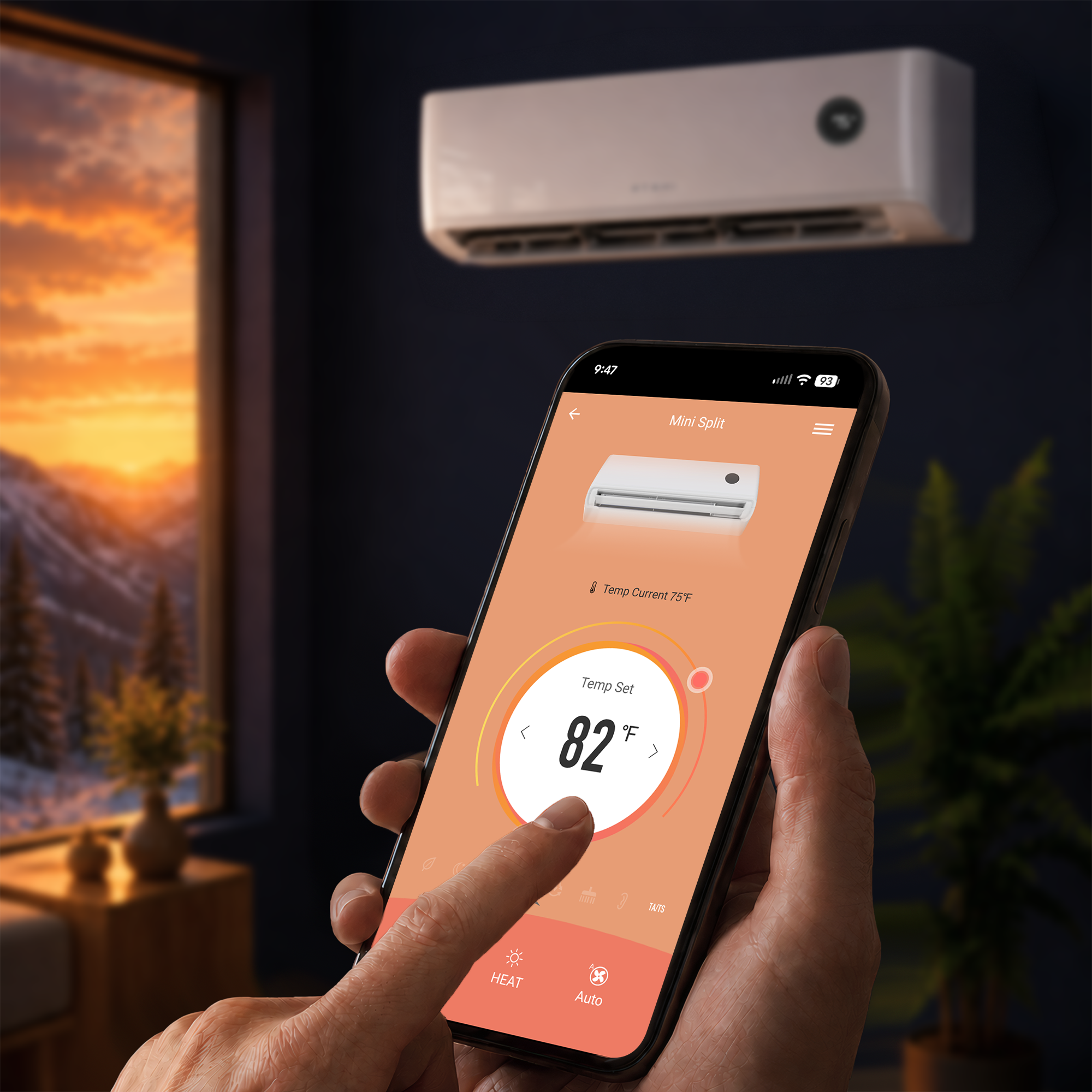 18K BTU Tempestas Inverter Ductless Mini-Split Air Conditioner and Heat Pump