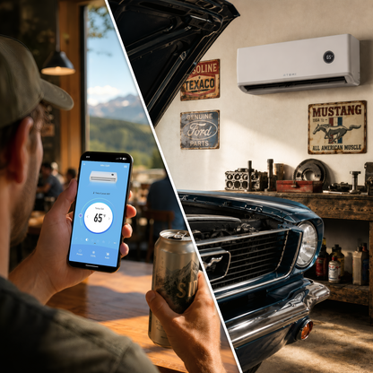 18K BTU Tempestas Inverter Ductless Mini-Split Air Conditioner and Heat Pump