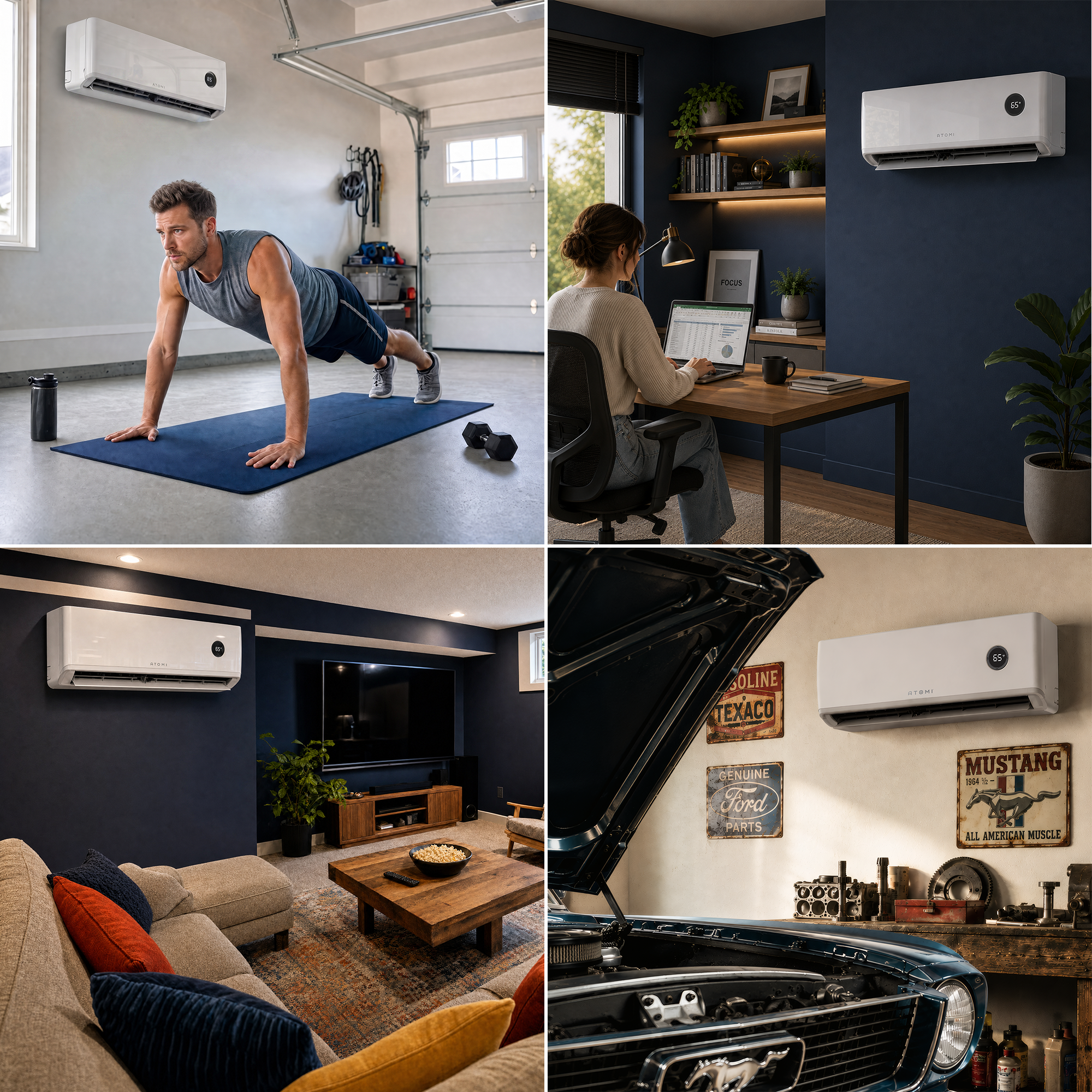 18K BTU Tempestas Inverter Ductless Mini-Split Air Conditioner and Heat Pump
