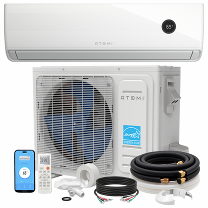 18K BTU Tempestas Inverter Ductless Mini-Split Air Conditioner and Heat Pump